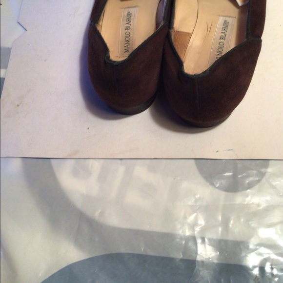 - Manolo Blahnik suede loafer SZ 381/2 - Picture 12 of 12